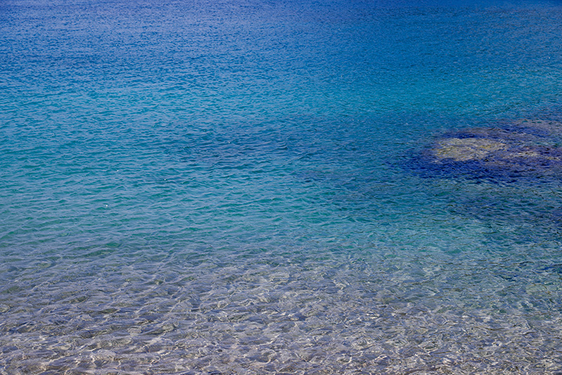 海辺の朝日